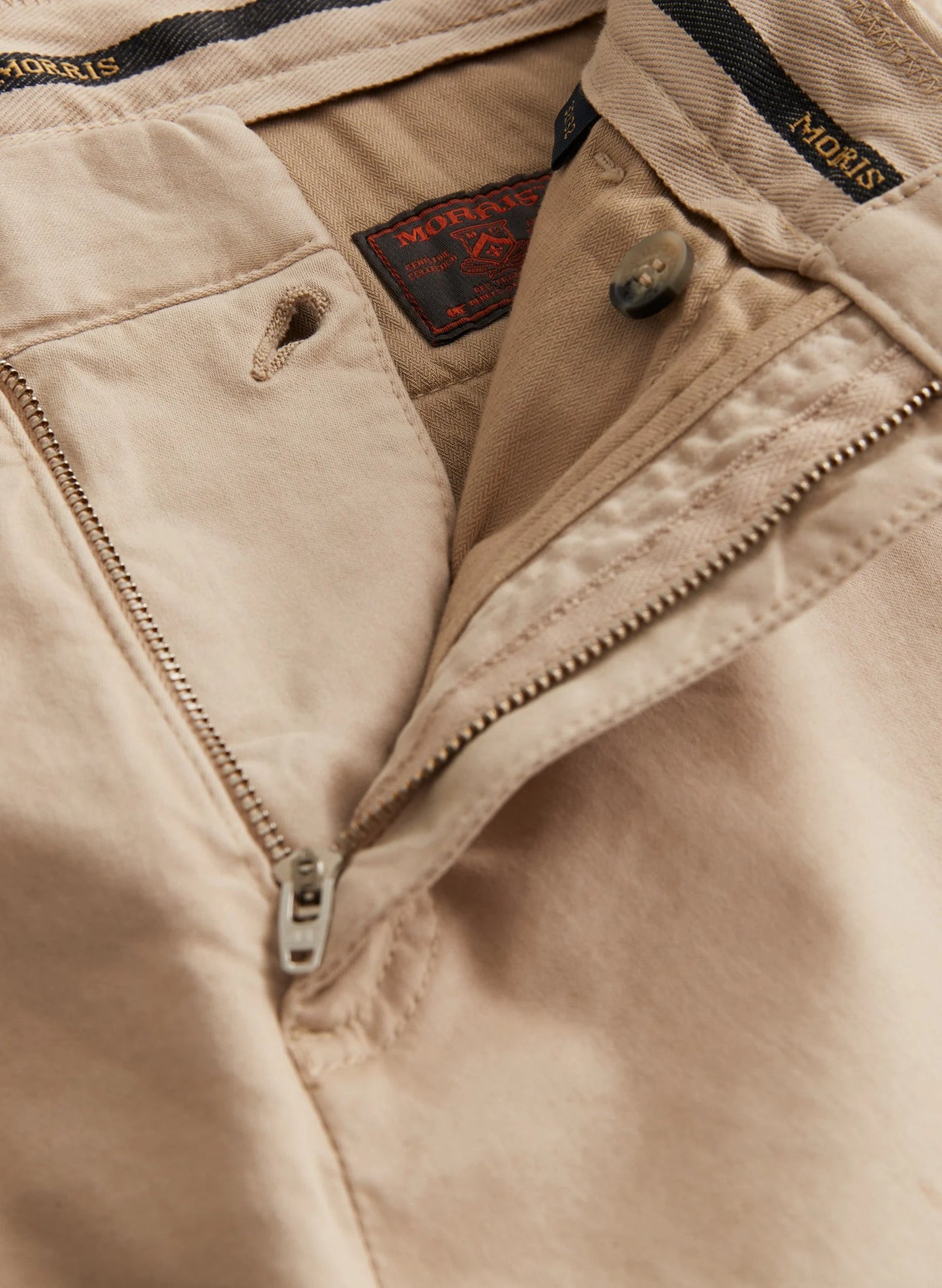 Morris Jeffrey Brushed Chino Khaki - Mojo Independent Store