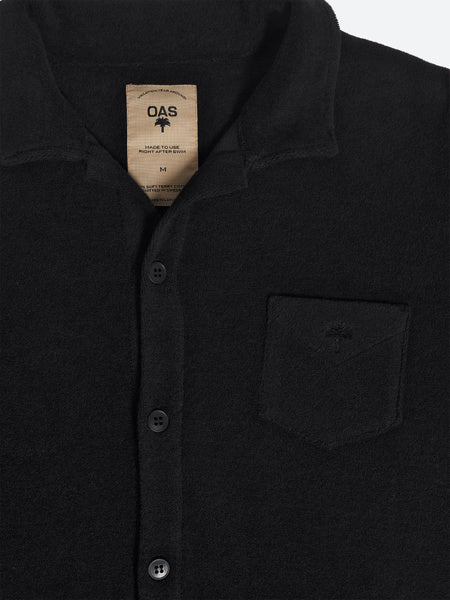 Oas Black Terry Camisa - Mojo Independent Store