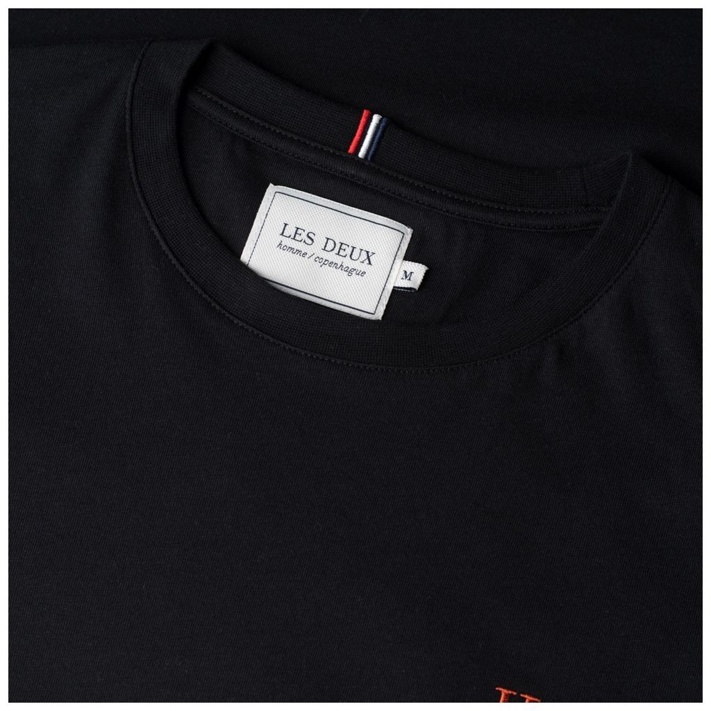 Les Deux Norregaard T-shirt Black - Mojo Independent Store