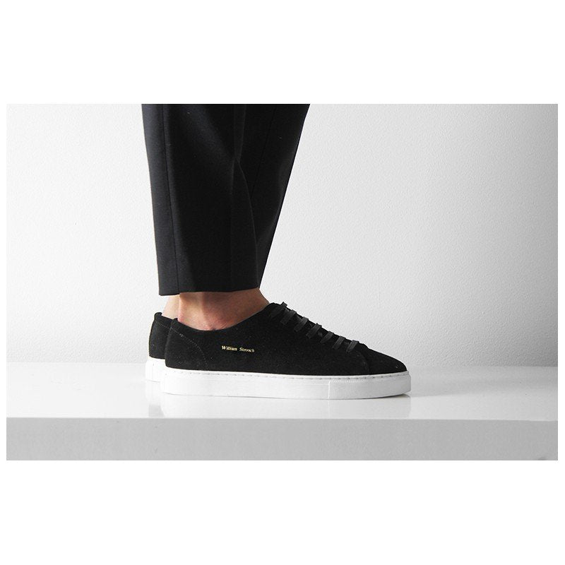 William Strouch black Classic Suede Sneakers - Mojo Independent Store