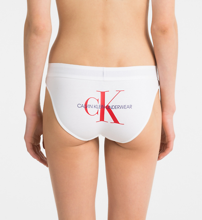 Calvin KleinMonogram Bikini White - Mojo Independent Store