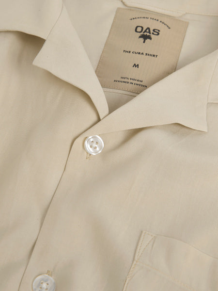 Oas Sand Plain Viscose Shirt