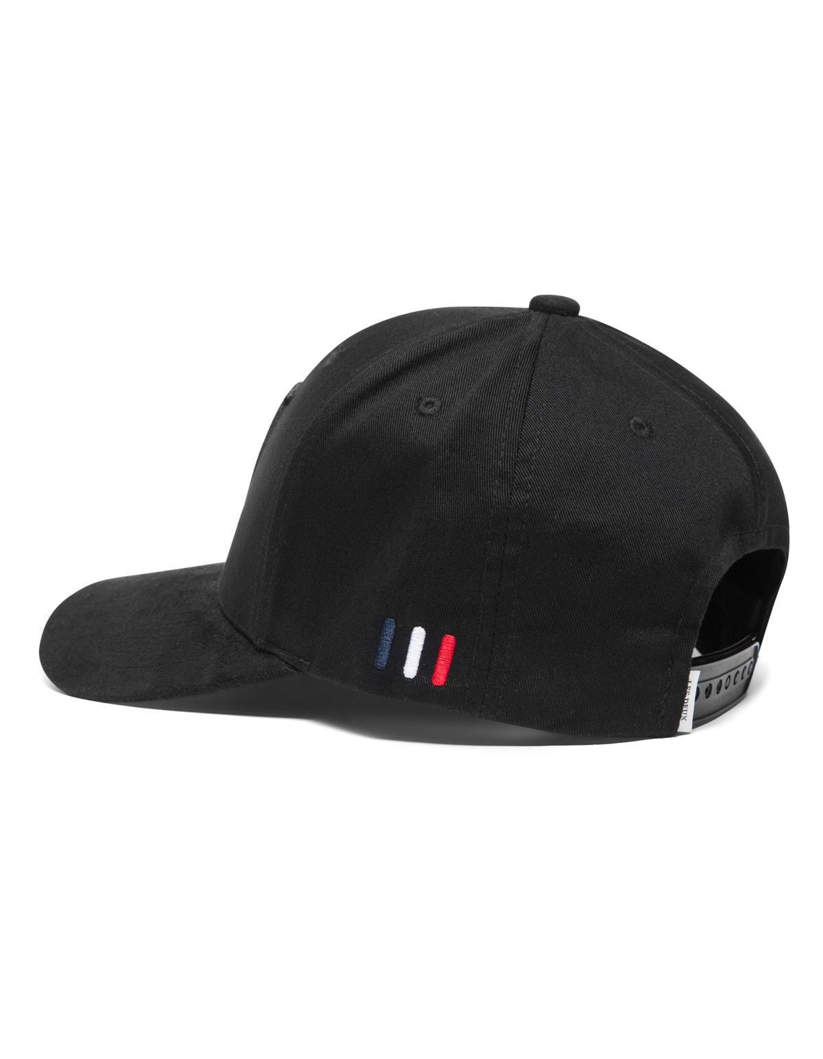 Les Deux Baseball Cap Suede II Black