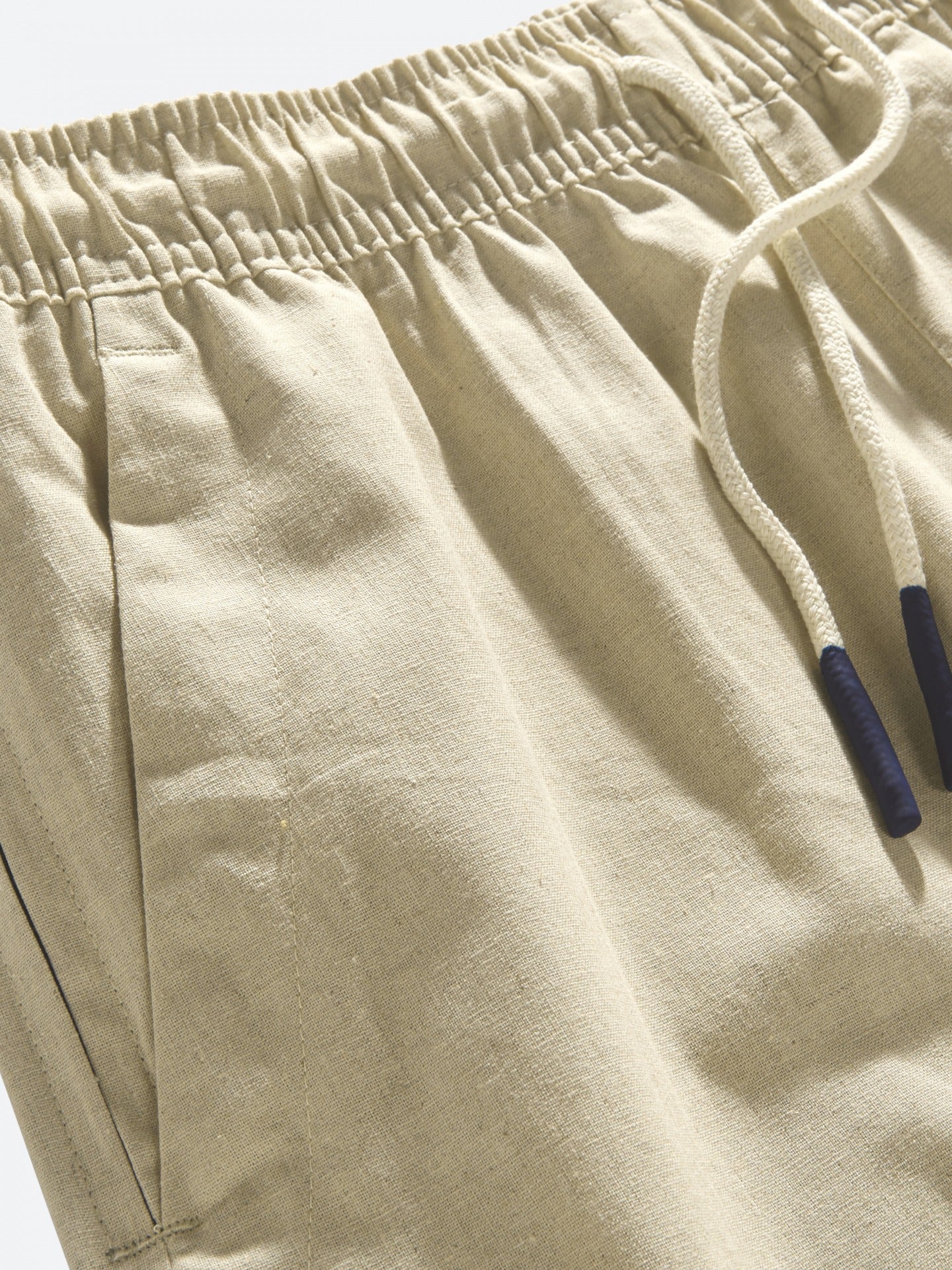 Oas Vacation Shorts Beige Linne - Mojo Independent Store