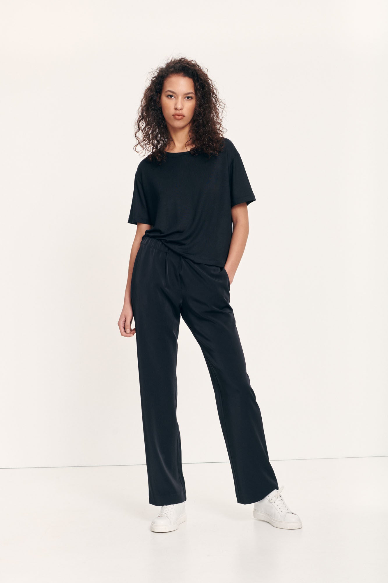 Samsøe Samsøe Hoys Straight Pants Black - Mojo Independent Store