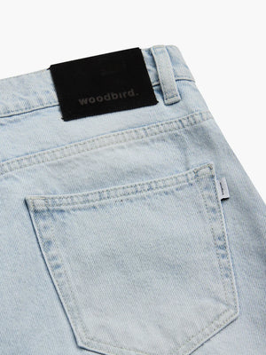 Woodbird Leroy Holiday Jeans Washed Blue