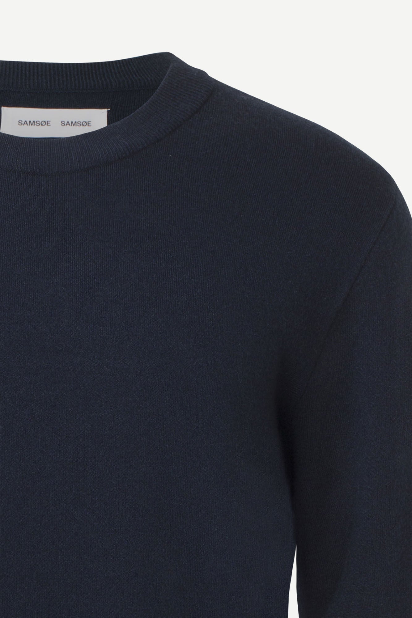 Samsøe Samsøe Gunan Crew Neck Sky Captain - Mojo Independent Store