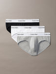 Calvin Klein Hip Brief 3 Pack Modern Cotton Grey Heather/White/Black