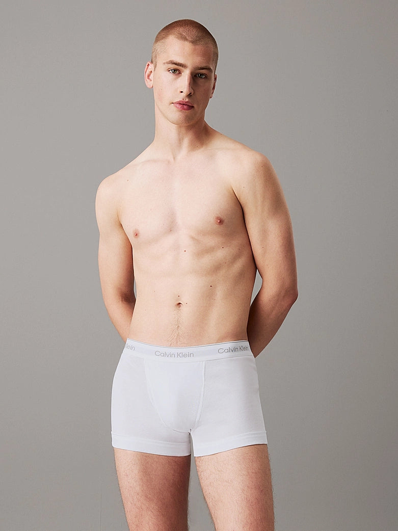 Calvin Klein 3 pack Cotton Classics Trunk Black/Grey Heather/White