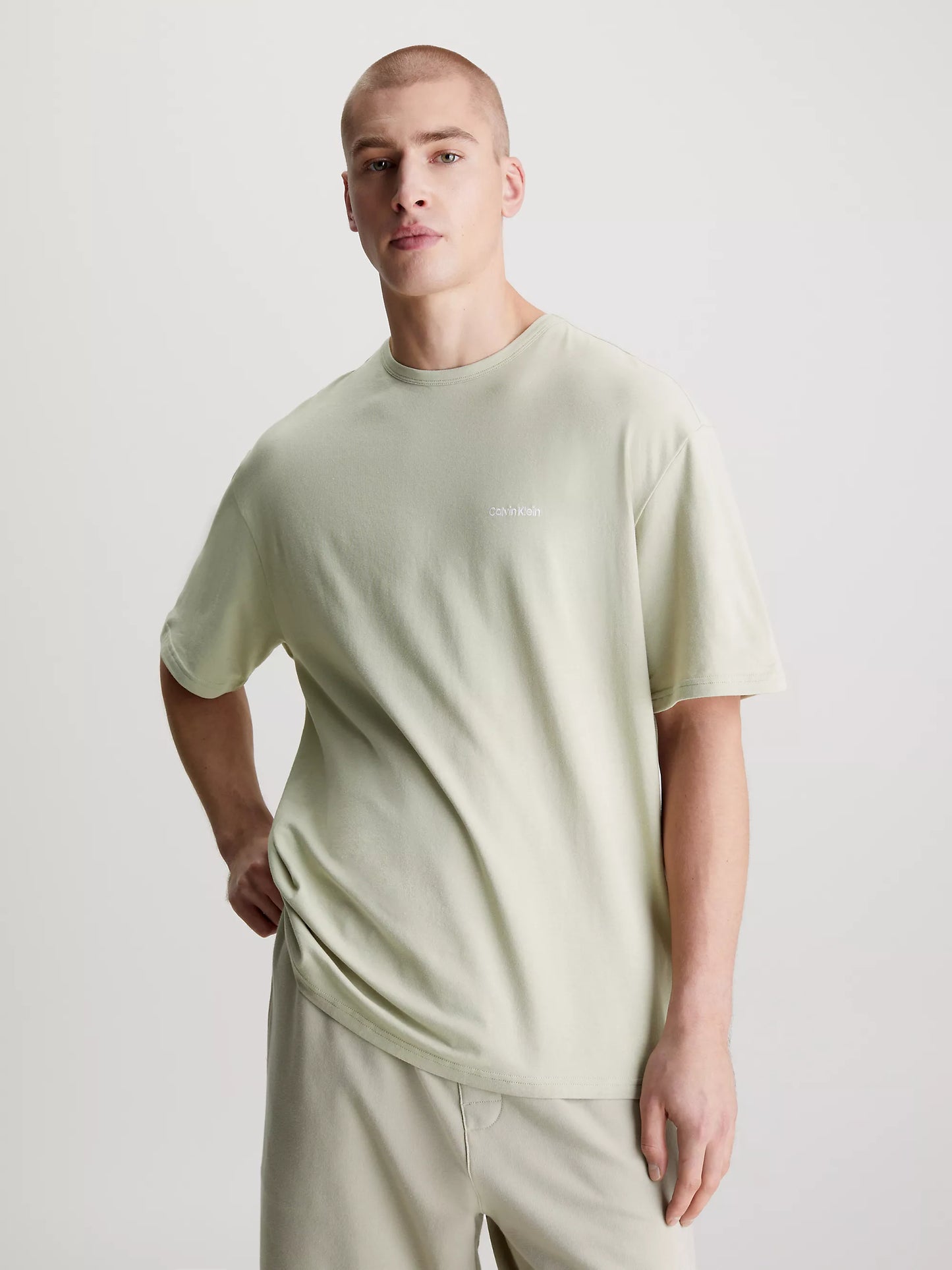 Calvin Klein s/s Crew Neck Moss Grey