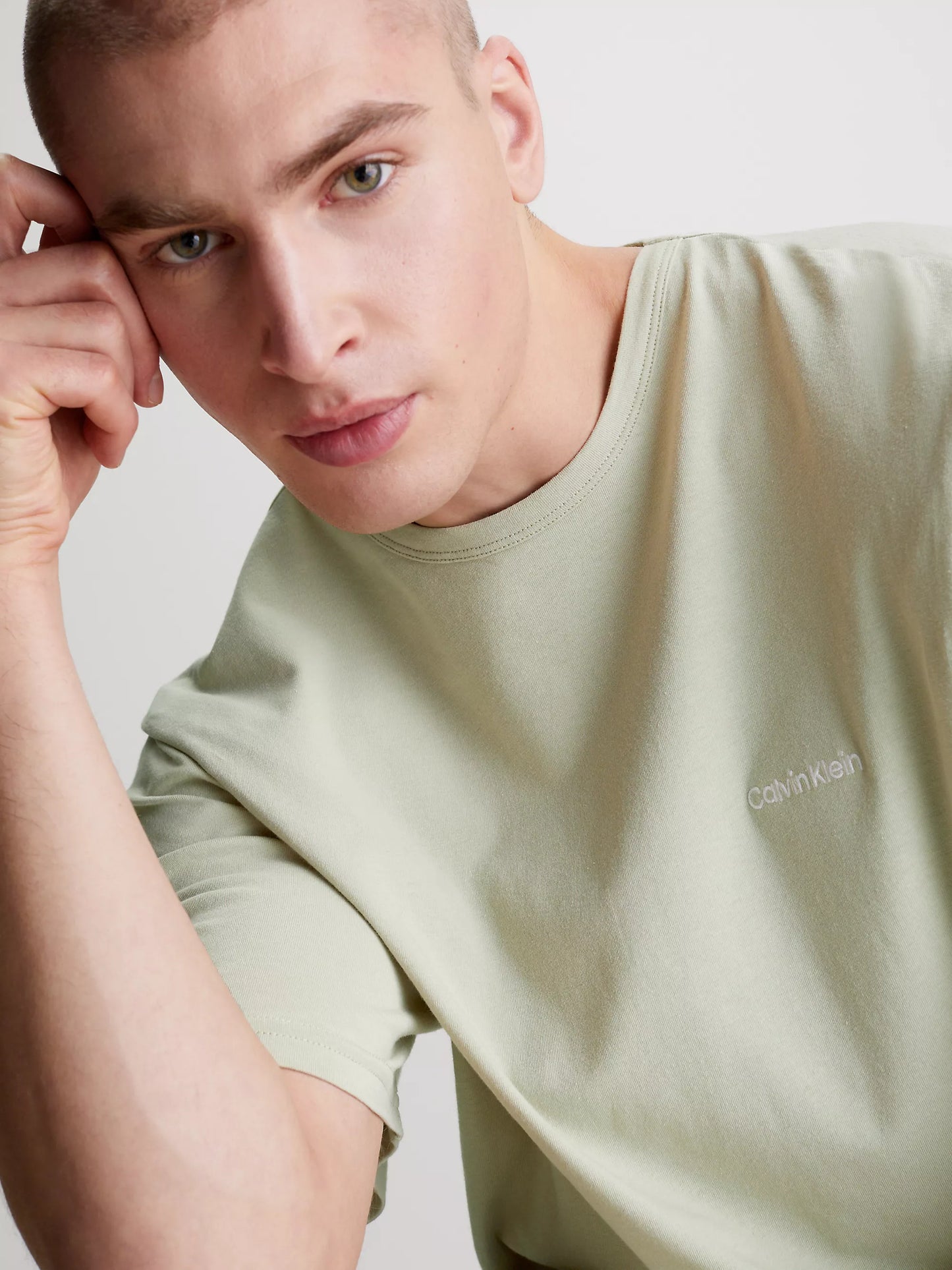 Calvin Klein s/s Crew Neck Moss Grey