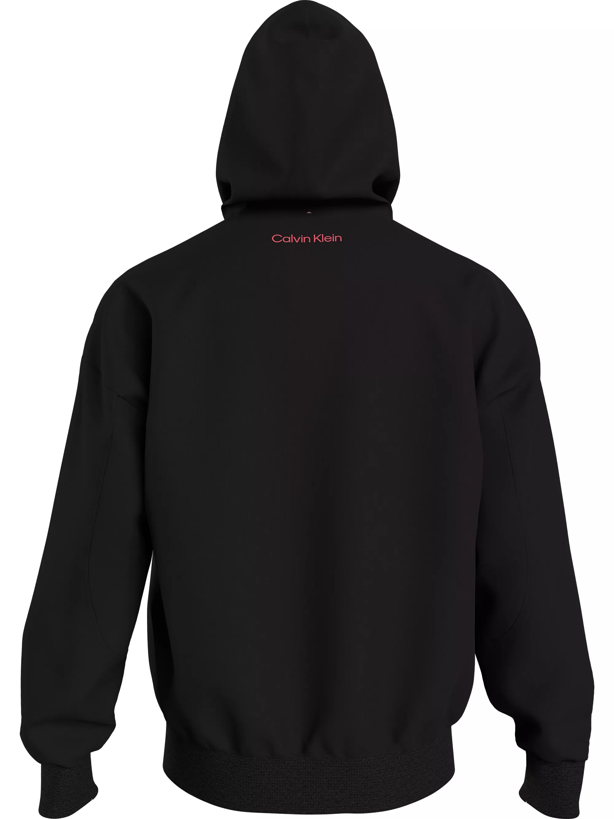 Calvin Klein L/S Hoodie Black Calypso Coral