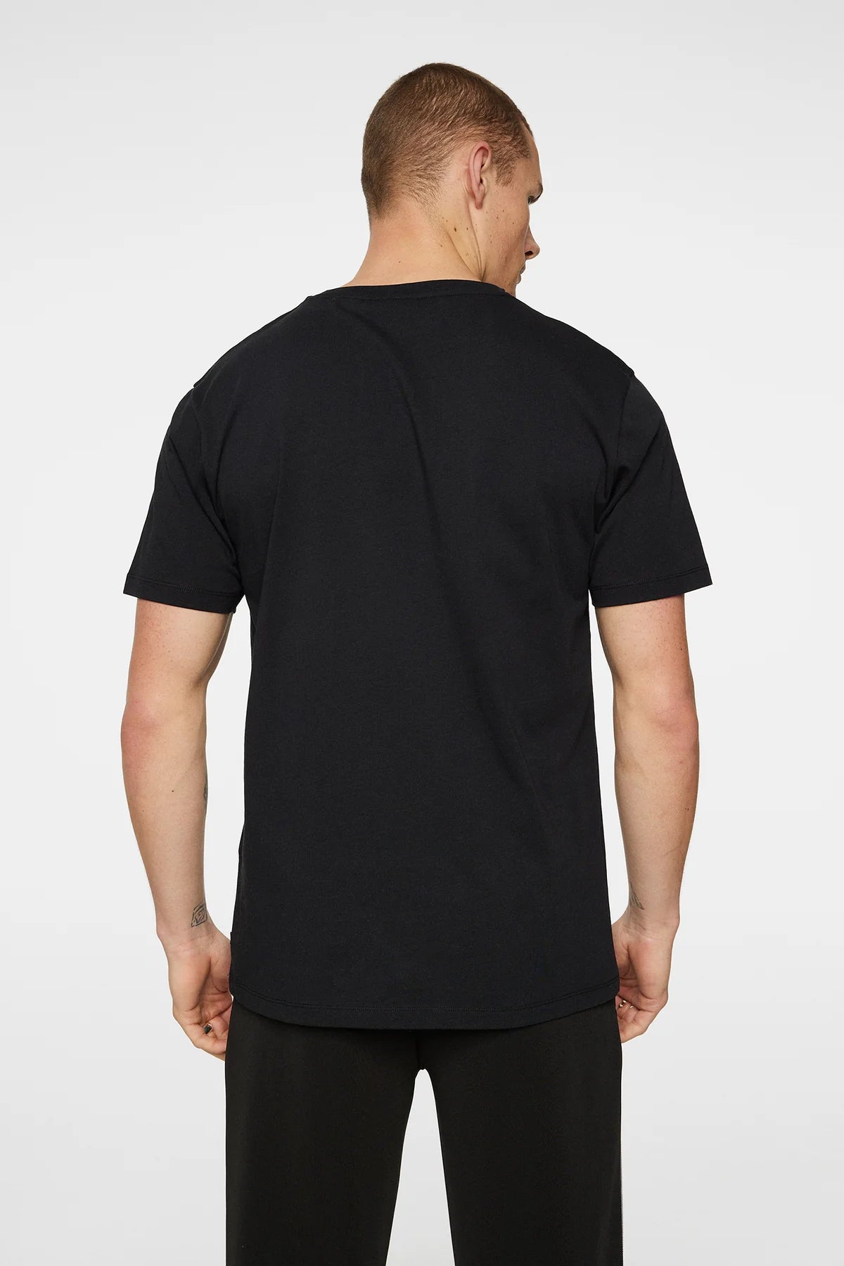 J.Lindeberg Sid Basic T-shirt Black - Mojo Independent Store