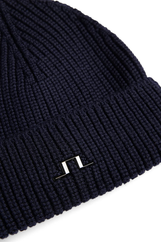 J.Lindeberg Merino Beanie JL Navy - Mojo Independent Store