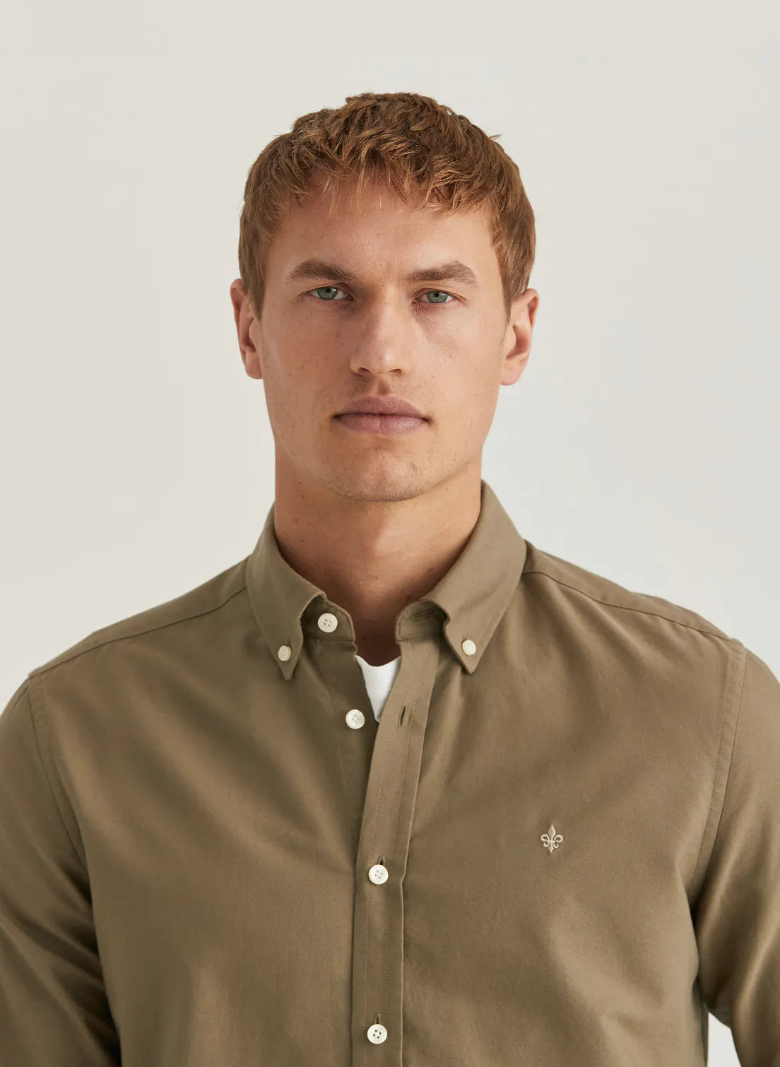 Morris Douglas Shirt Olive