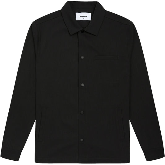 Woodbird Brenti Nickel Shirt Black