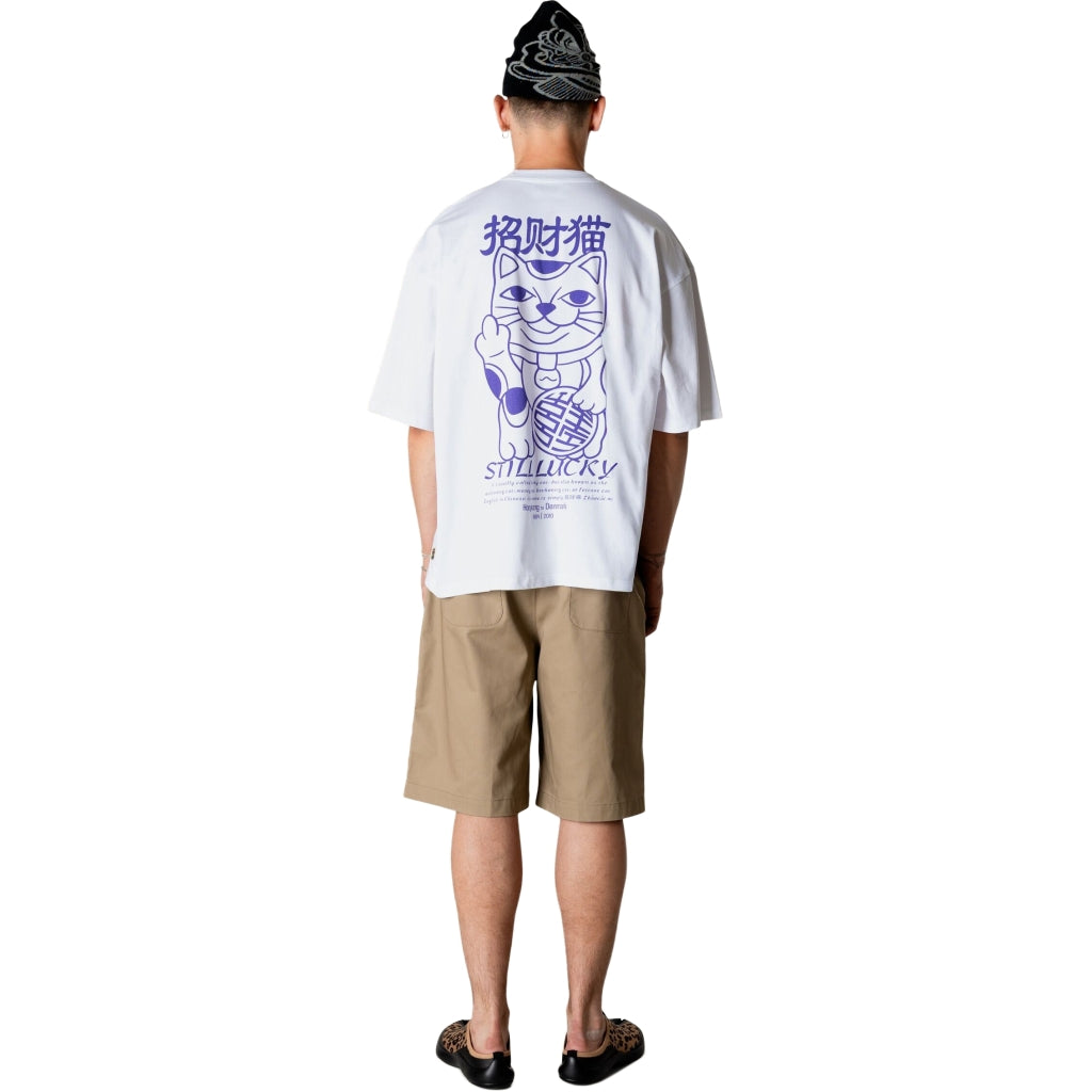 Woodbird Beam Lucky Tee White - Mojo Independent Store