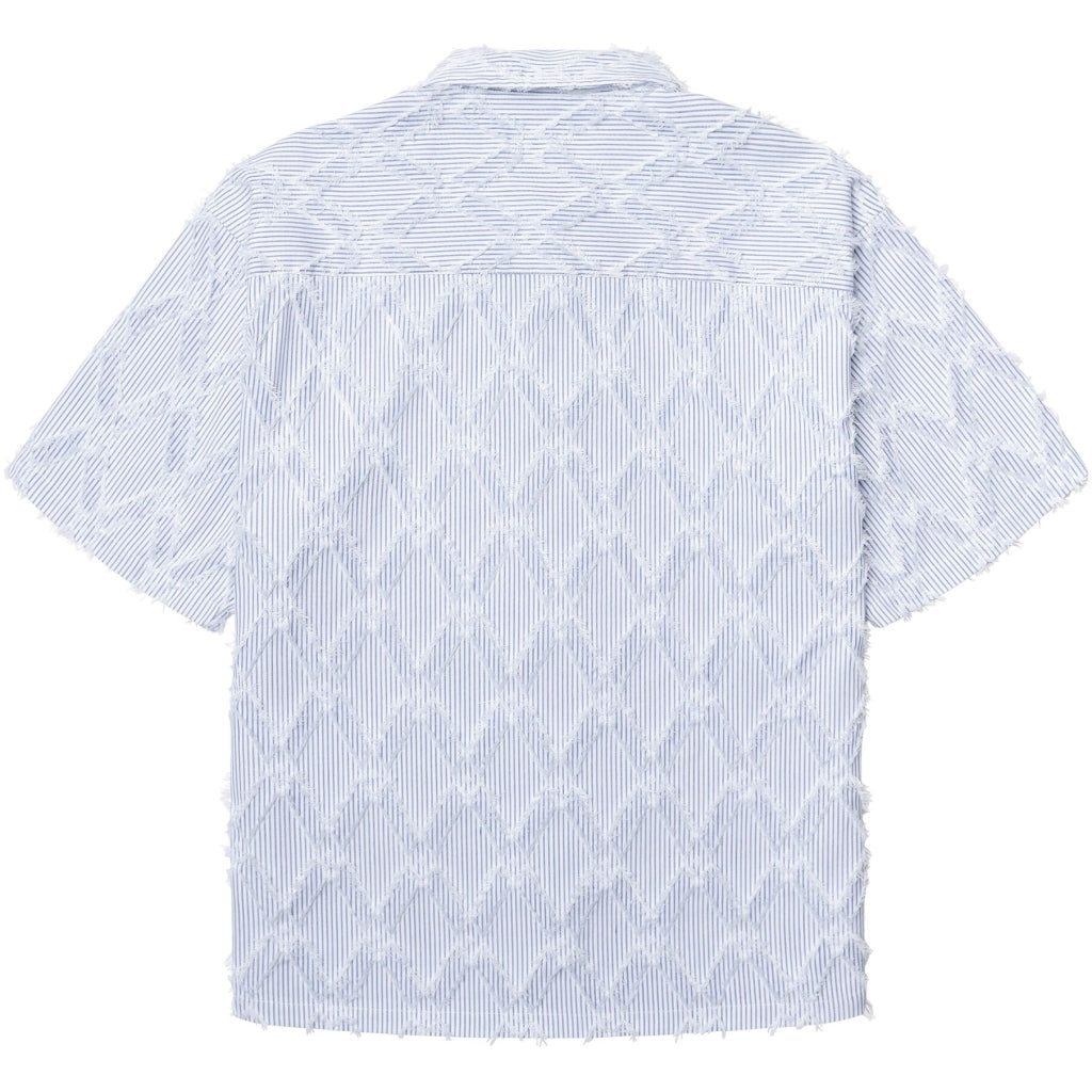 Woodbird Wang Fil Coupe Shirt Blue Stripe - Mojo Independent Store
