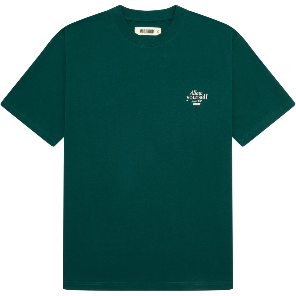 Woodbird Baine Eat Tee Sports Green