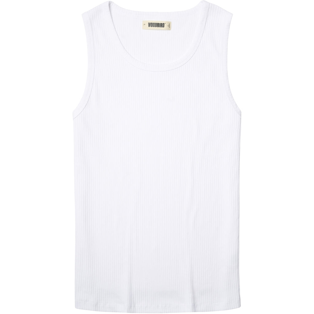 Woodbird Lee Tank Top White - Mojo Independent Store