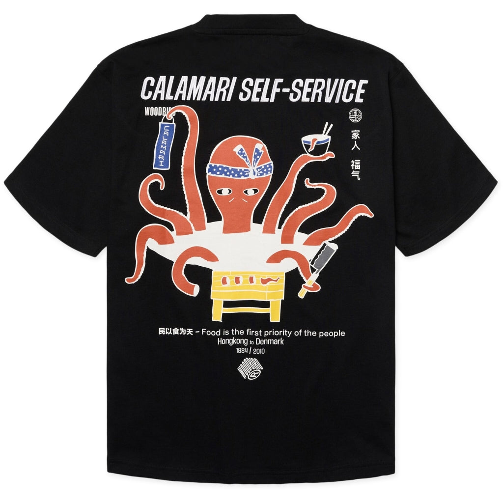 Woodbird Baine Octo Tee Black - Mojo Independent Store