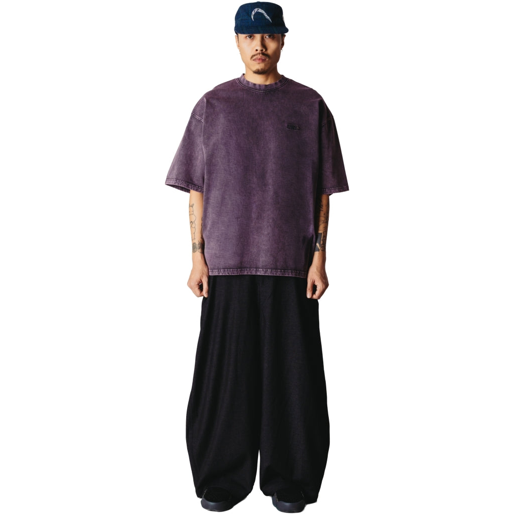 Woodbird Beam Tinted Tee Dusty Violet