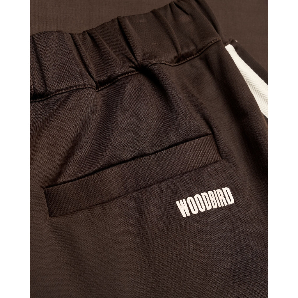 Woodbird Chang Track Shorts Dark Brown - Mojo Independent Store