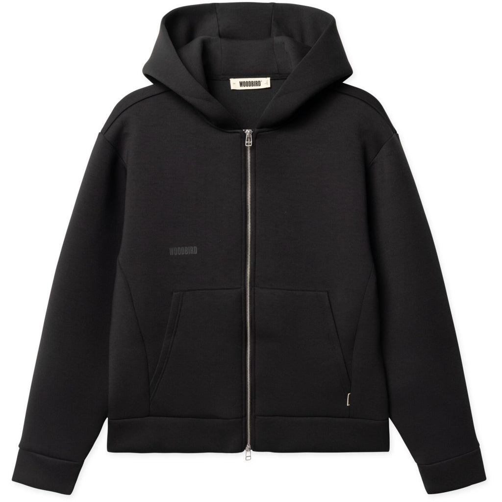 Woodbird Fuji Scooba Zip Hoodie Black - Mojo Independent Store