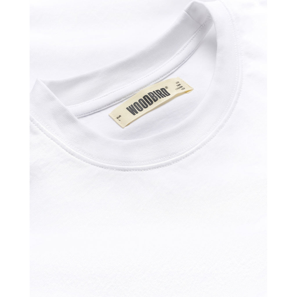 Woodbird Beam Lucky Tee White - Mojo Independent Store