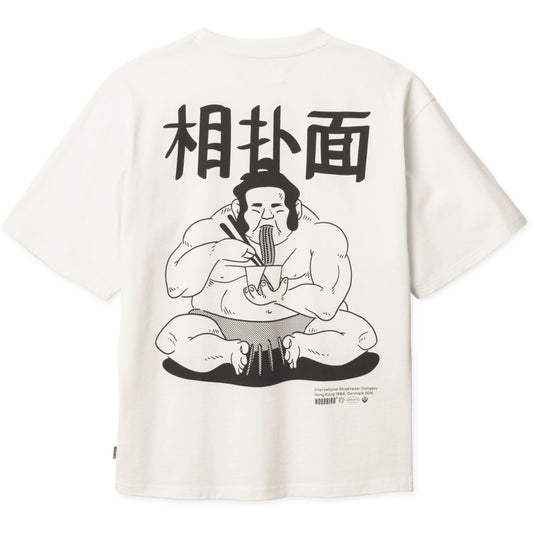 Woodbird Beam Sumo Tee Off White