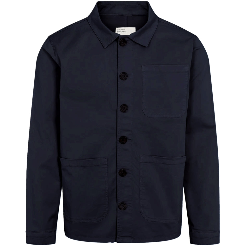 Colorful Standard Organic Workwear Jacket Navy Blue
