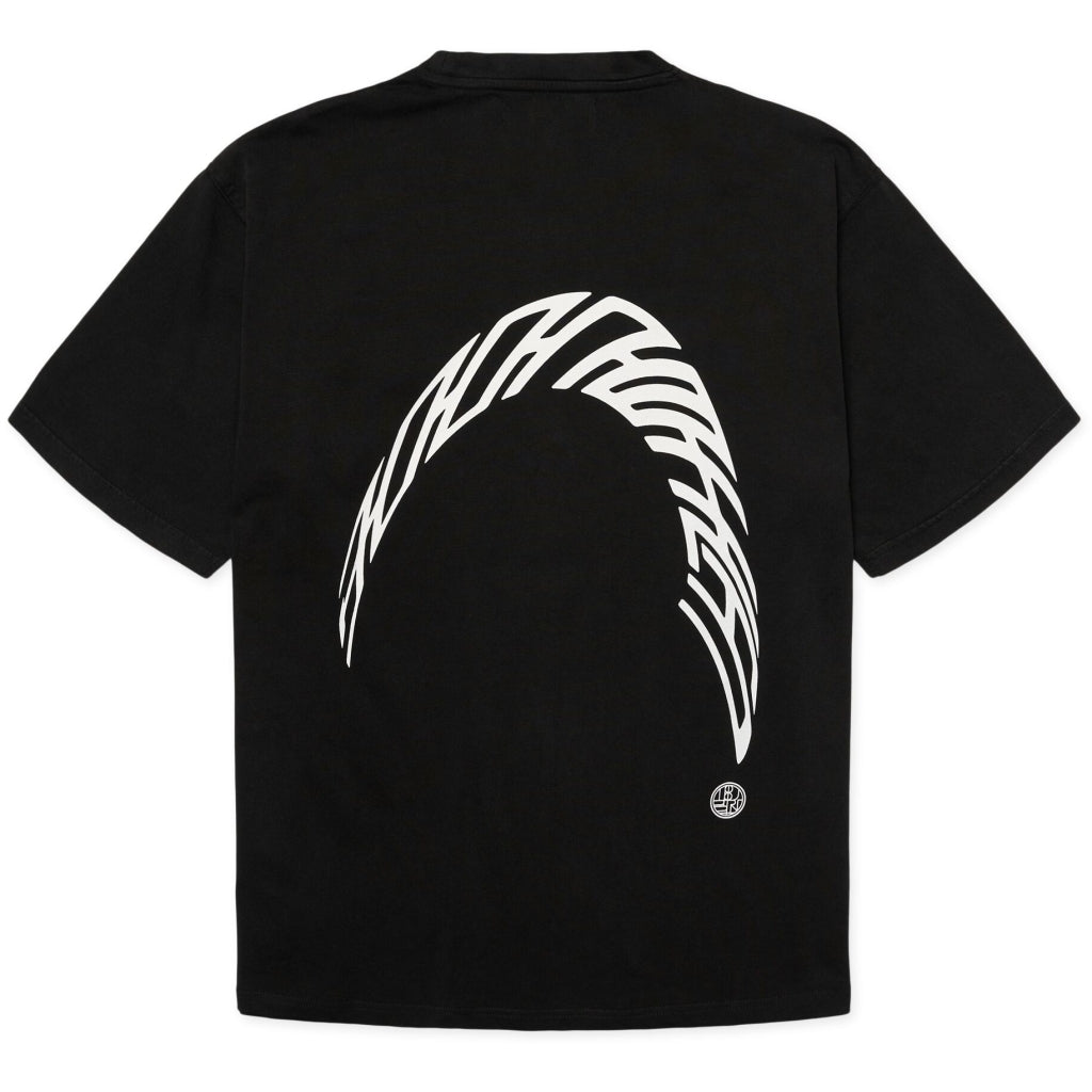 Woodbird Baine Warp Acid Tee Washed Black - Mojo Independent Store