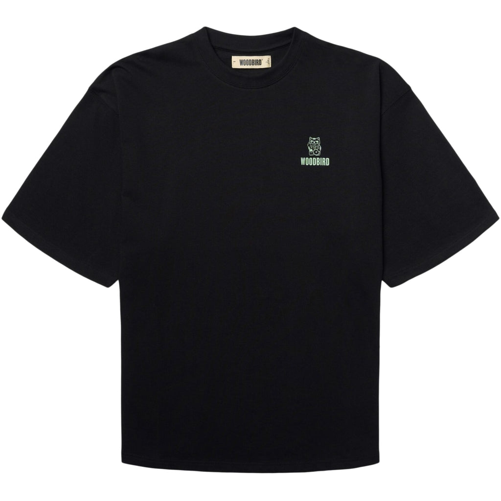 Woodbird Beam Lucky Tee Black