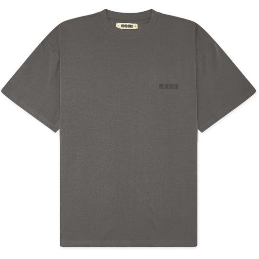 Woodbird Baine Base Tee Antra Grey - Mojo Independent Store