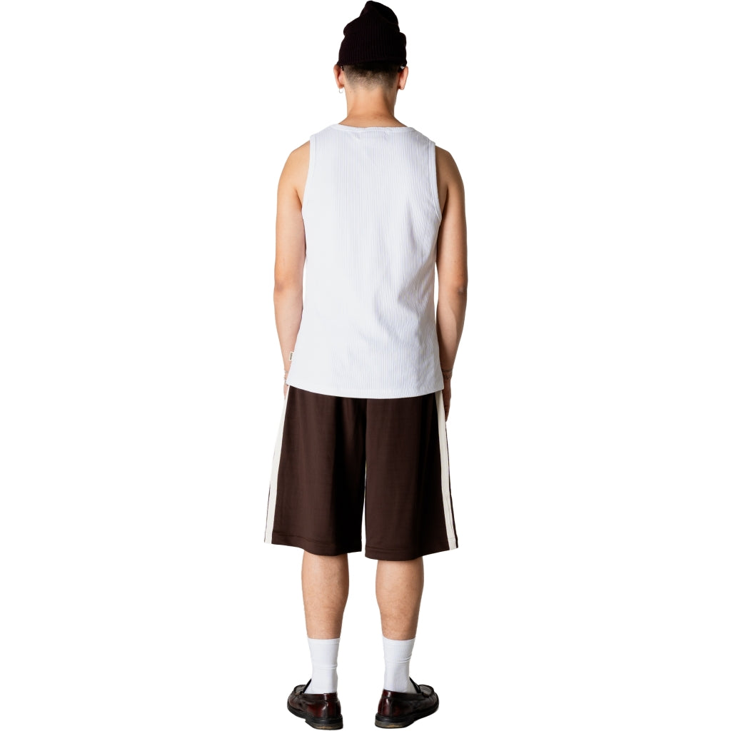 Woodbird Chang Track Shorts Dark Brown - Mojo Independent Store