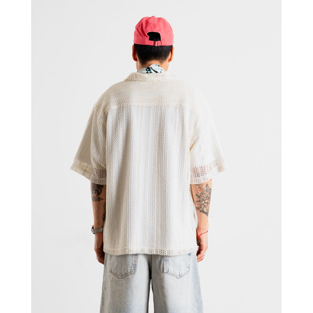 Woodbird Wang Lace Shirt Off White