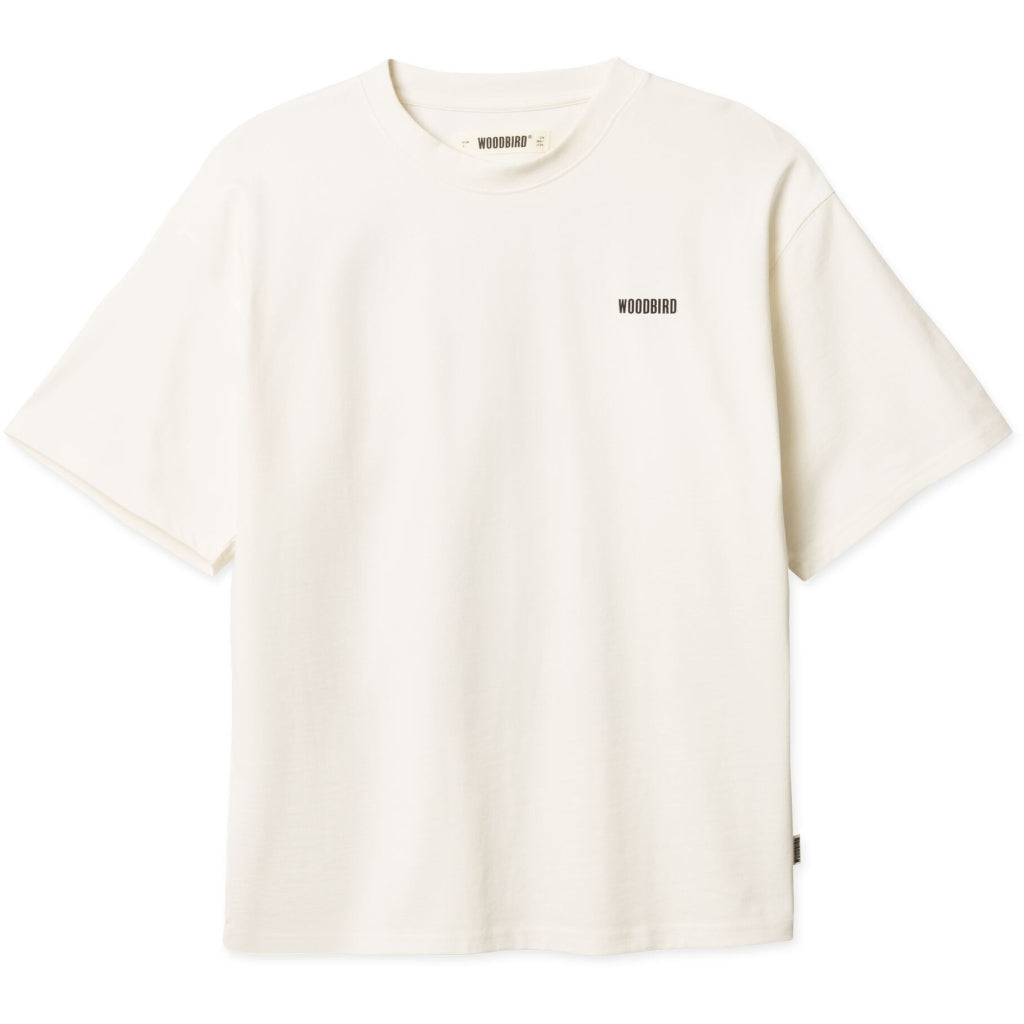 Woodbird Beam Sumo Tee Off White