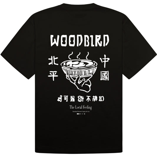 Woodbird Baine Serve Tee Black