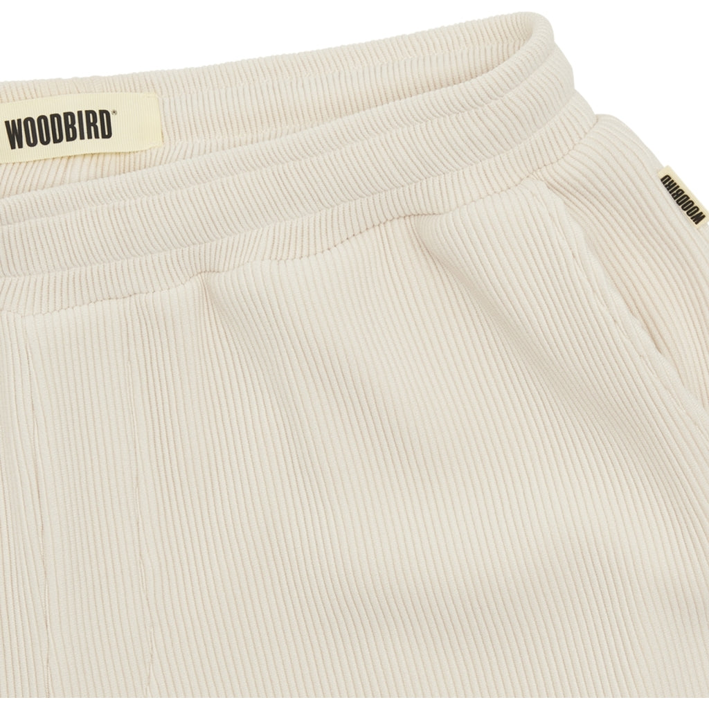 Woodbird Ben Plisse Shorts Off White