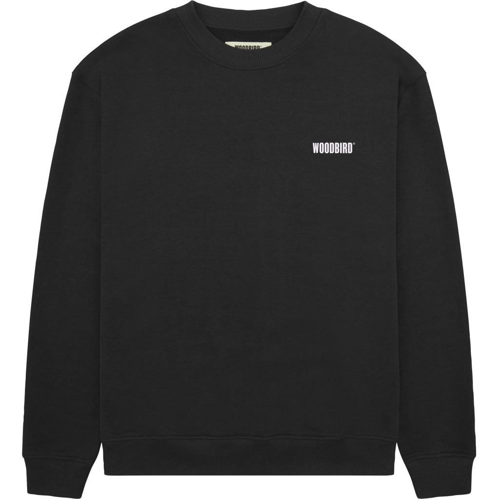 Woodbird Cane Founded Crew Black