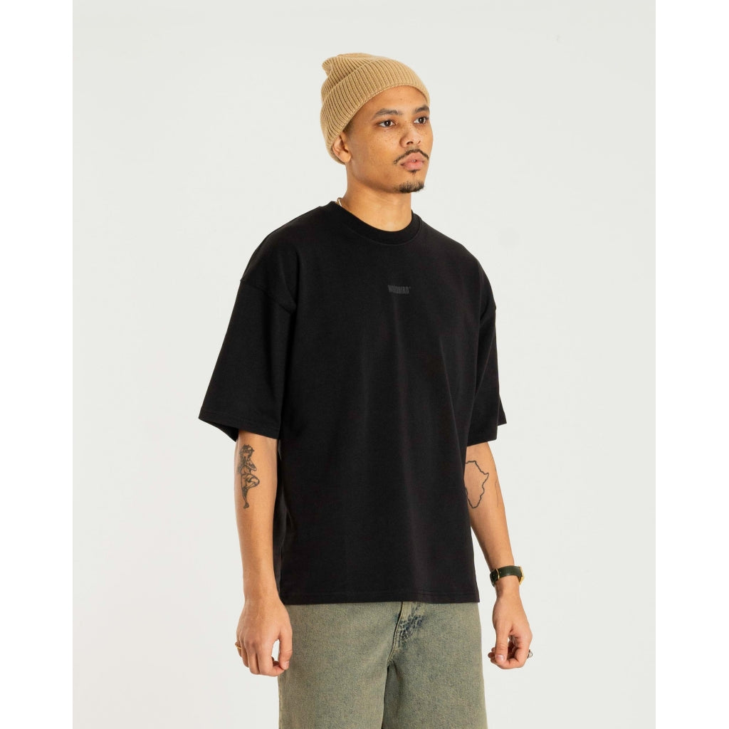 Woodbird Beam Base Tee Black - Mojo Independent Store