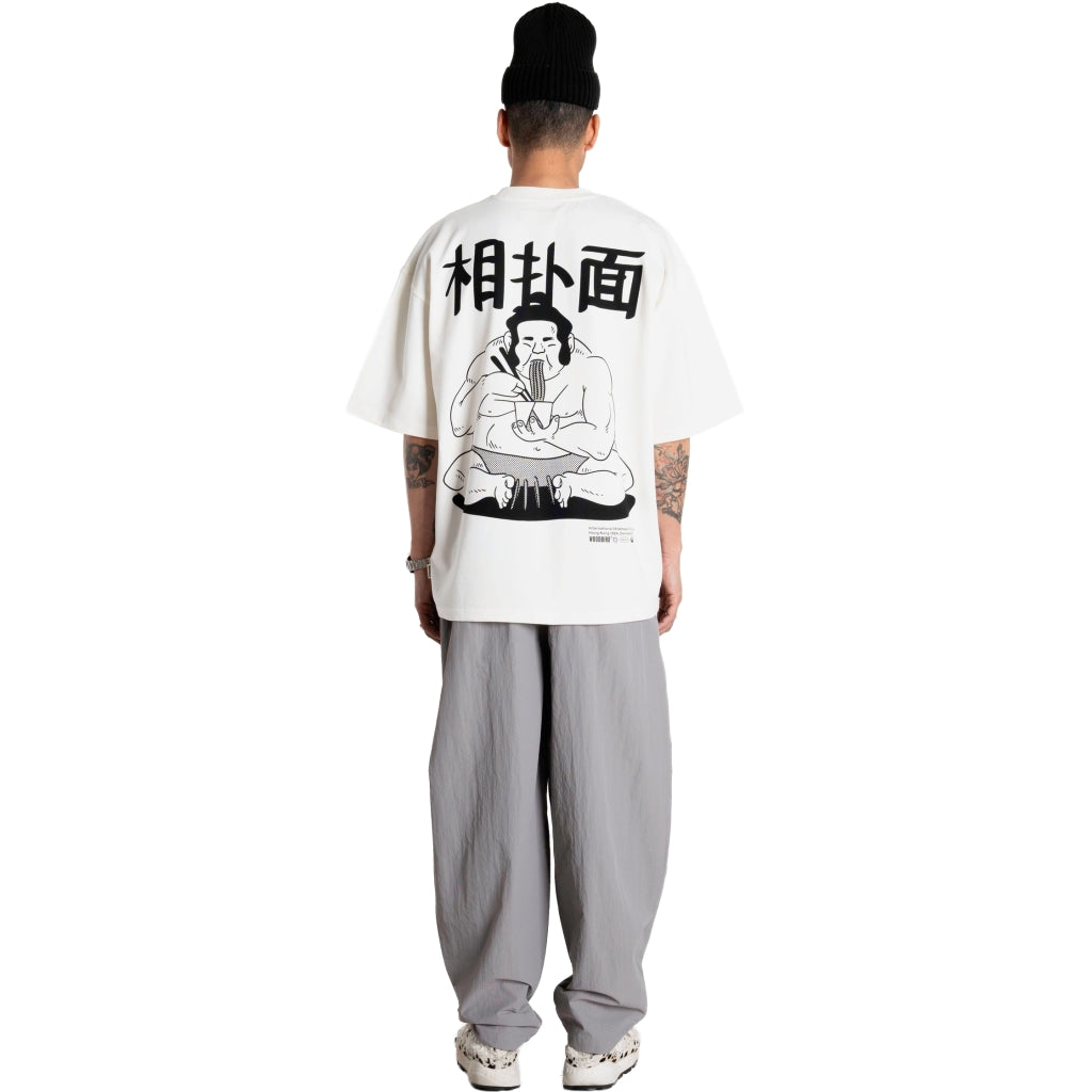 Woodbird Beam Sumo Tee Off White
