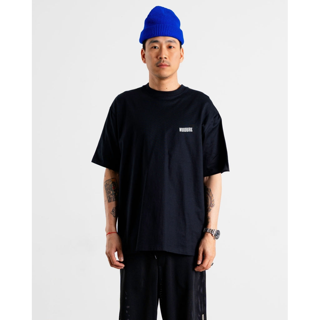 Woodbird Beam Street Tee Black - Mojo Independent Store