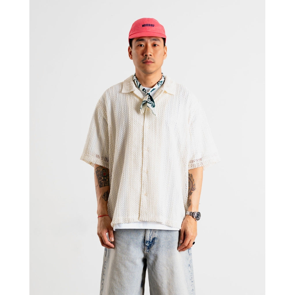 Woodbird Wang Lace Shirt Off White