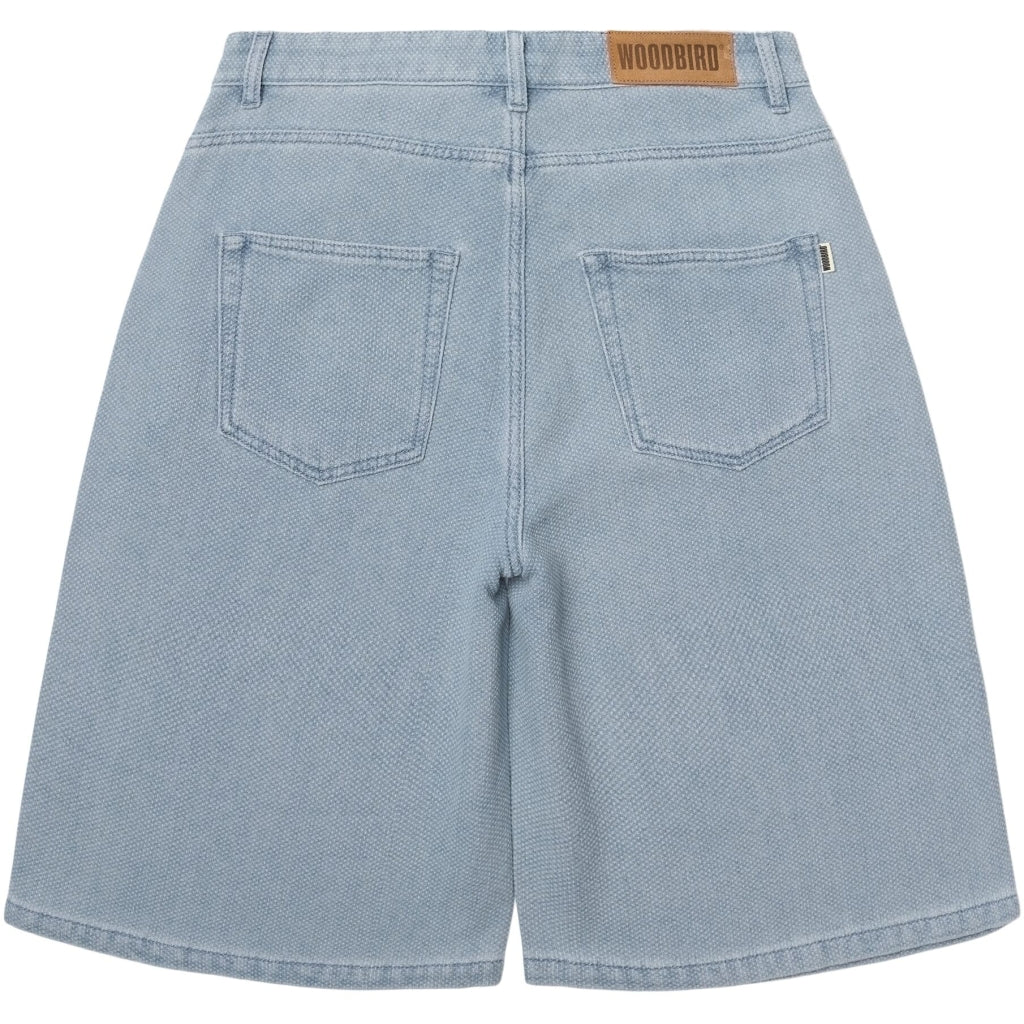 Woodbird Yuto Punch Shorts Light Blue - Mojo Independent Store