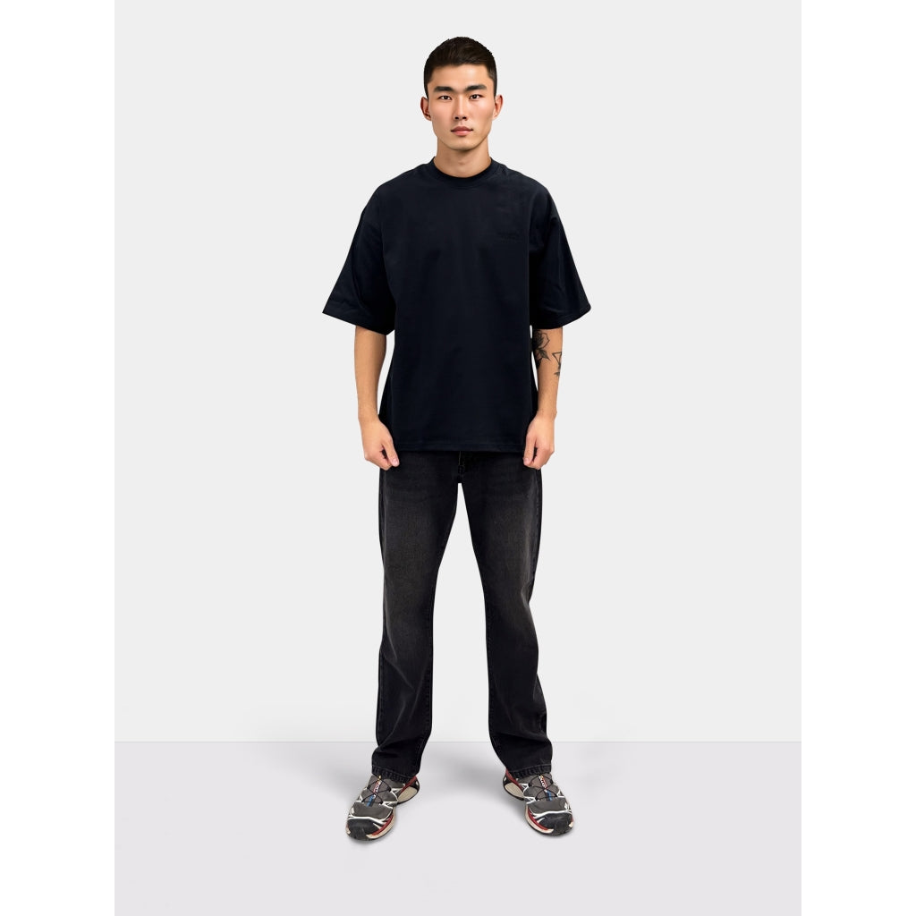 Woodbird Beam Solid Home Tee Black