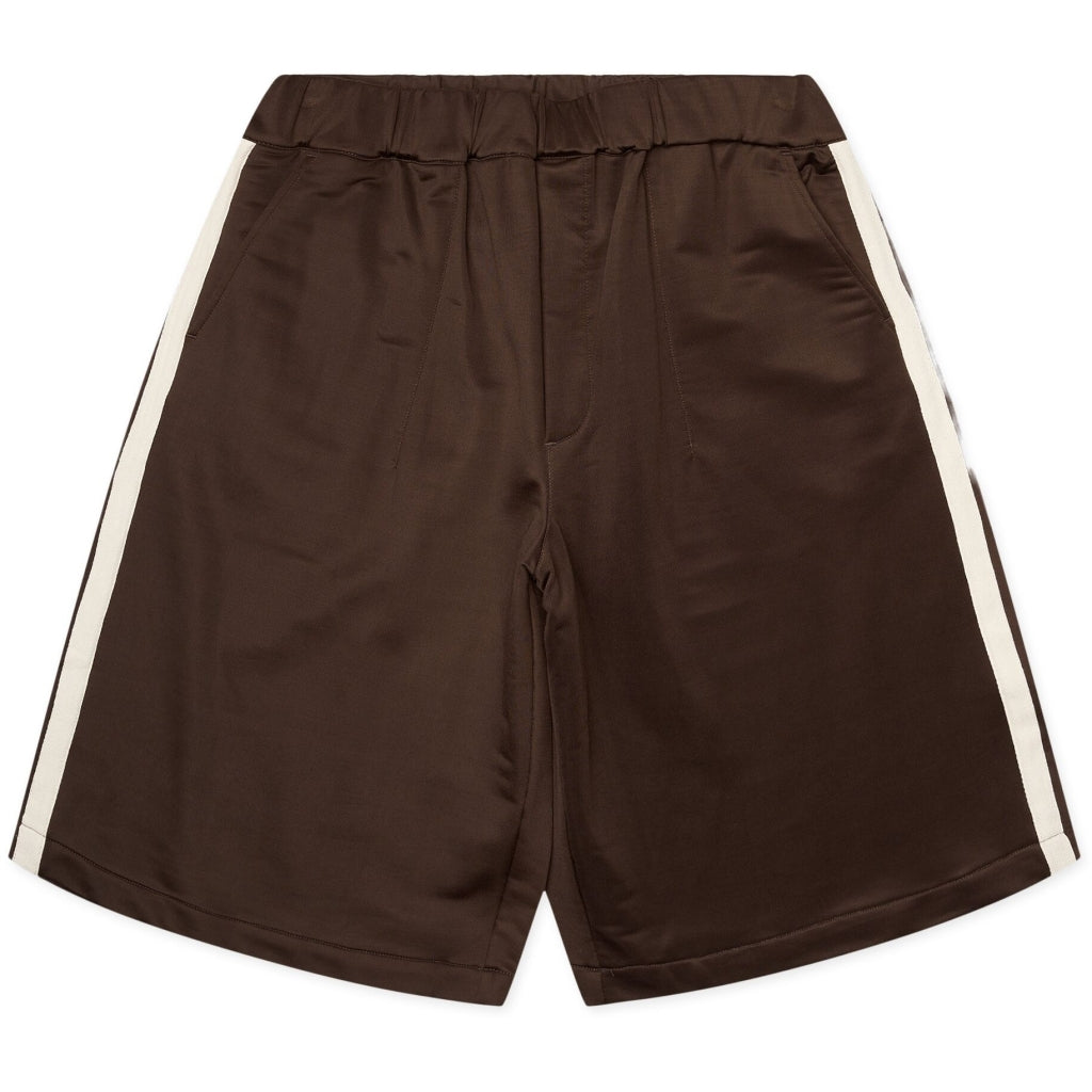Woodbird Chang Track Shorts Dark Brown - Mojo Independent Store