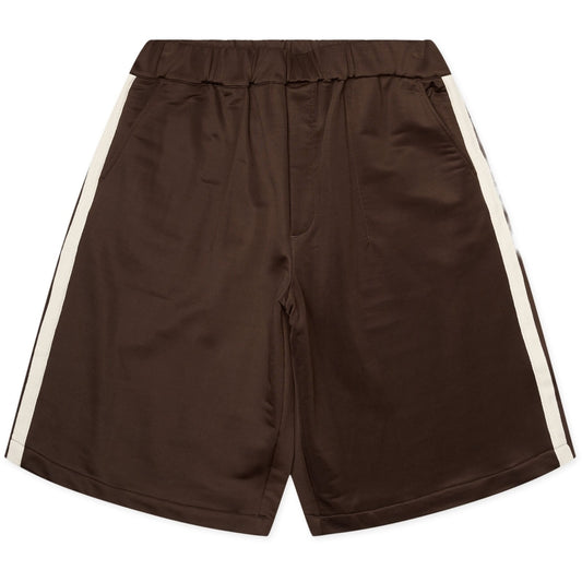 Woodbird Chang Track Shorts Dark Brown - Mojo Independent Store