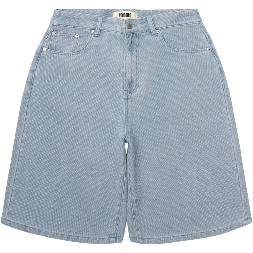 Woodbird Yuto Punch Shorts Light Blue - Mojo Independent Store
