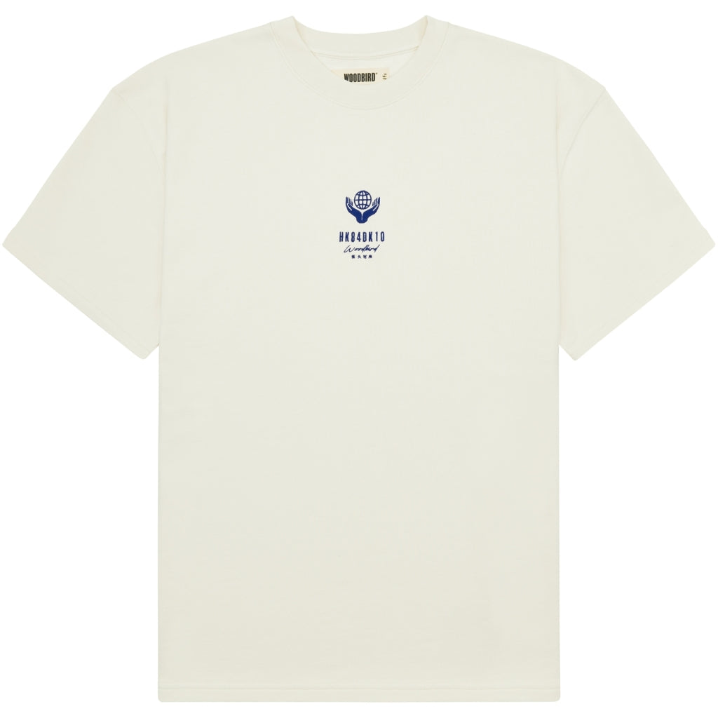 Woodbird Bose Sweat Tee Off White